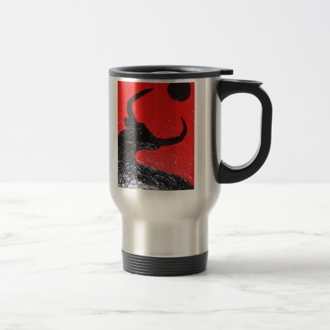 Bull Travel Mug (Right)