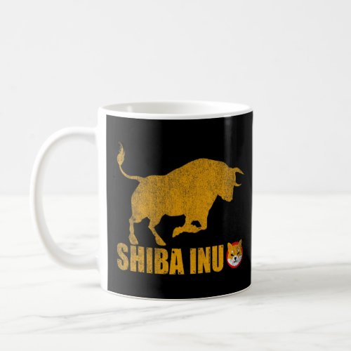 Bull Trend Shiba Inu Coin Crypto Token Cryptocurre Coffee Mug
