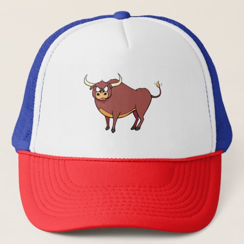 bull trucker hat