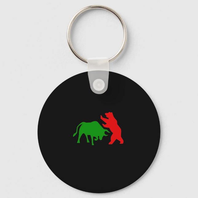 Bull vs Bear Forex Keychain (Front)