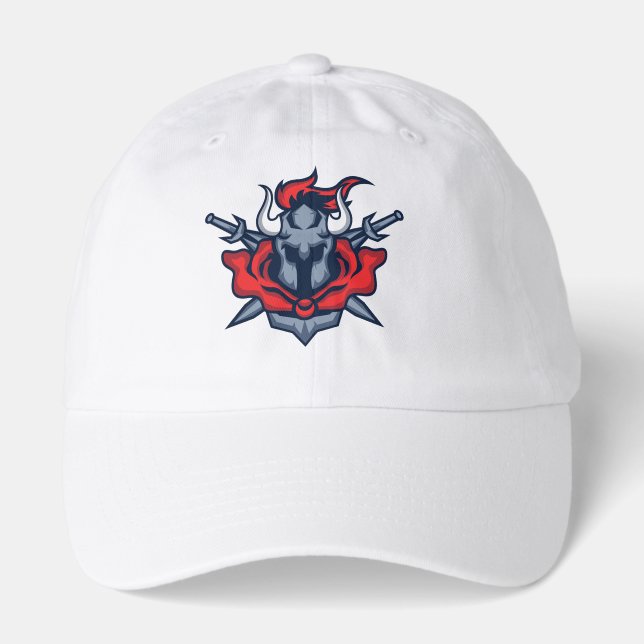 Bull Warrior Snapback Hat  (Front)