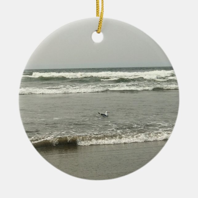 Bullards Beach State Park, Bandon, Oregon Ceramic Ornament (Front)