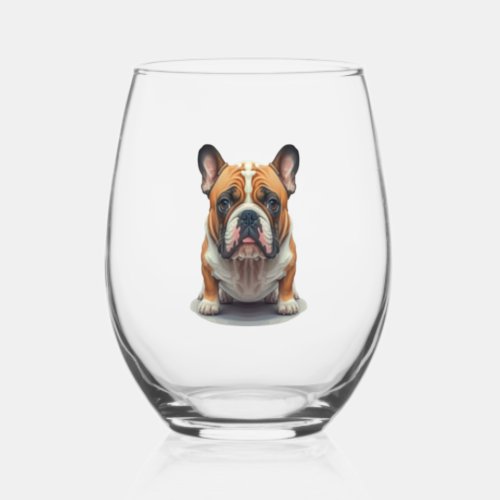 BULLDOG 2   STEMLESS WINE GLASS