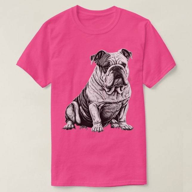 Bulldog 8 T-Shirt (Design Front)