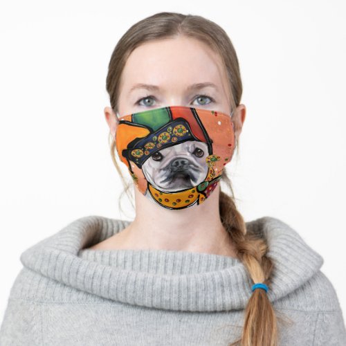 Bulldog Adult Cloth Face Mask