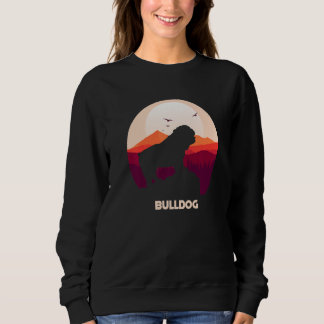 Bulldog and Mountain Premium Sweatshirt