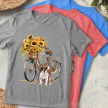 Bulldog and Sunflower Bicycle