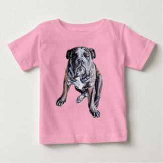Bulldog Art Shirt Baby Bulldog T-Shirts & Onepiece