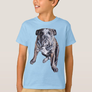 Bulldog Art Shirt Kid's Bulldog T-Shirts & Hoodies