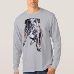 Bulldog Art Shirt Men's Bulldog T-Shirts