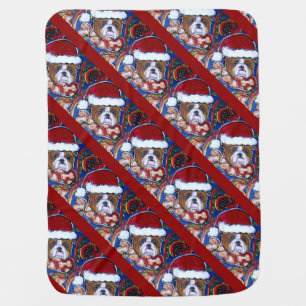 Bulldog  Baby Blanket
