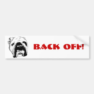 Bulldog Back Off! Bumper Sticker