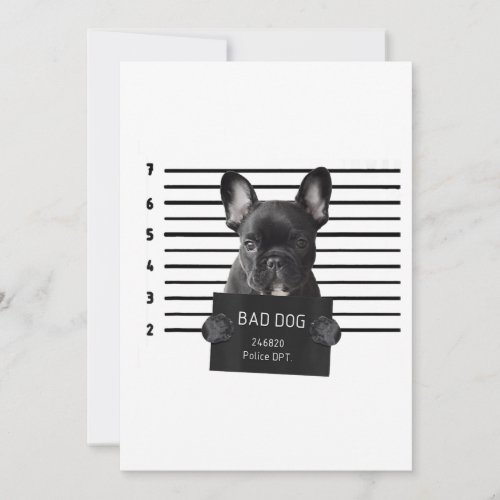 Bulldog Bad Dog Jail Frenchie Dog Mom Lover