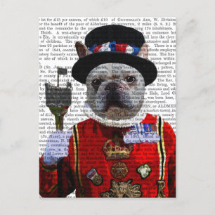 Bulldog Beefeater Postcard