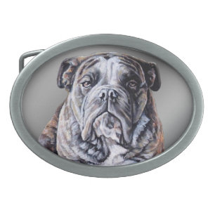 Bulldog Belt Buckle English Bulldog Dog Buckle