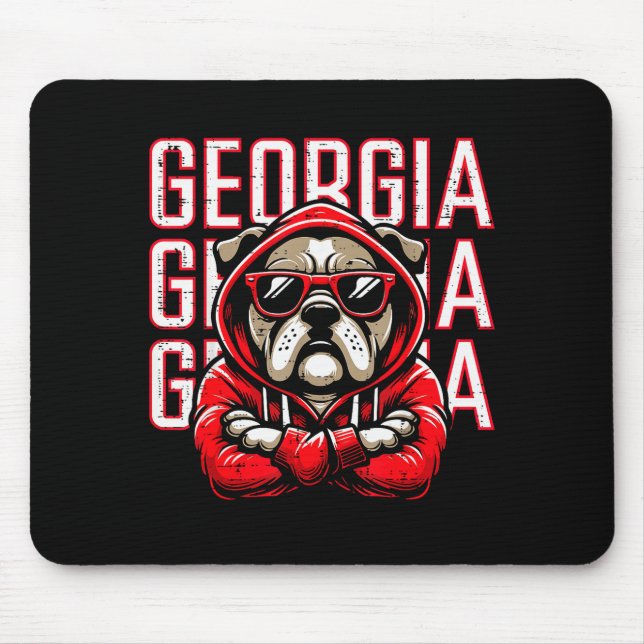 Bulldog Boys Youth Teen Kids Men Girls Women  Mouse Pad (Front)