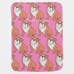 Bulldog Breed Thunder_Cove Baby Blanket