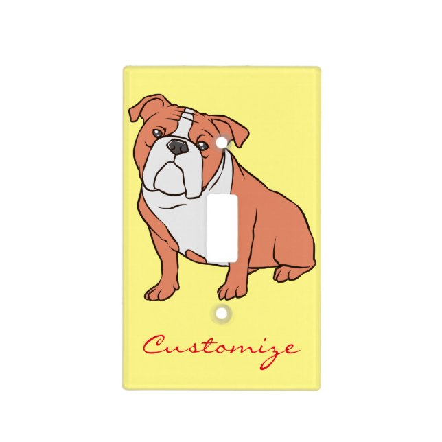 Bulldog Breed Thunder_Cove Light Switch Cover (Front)