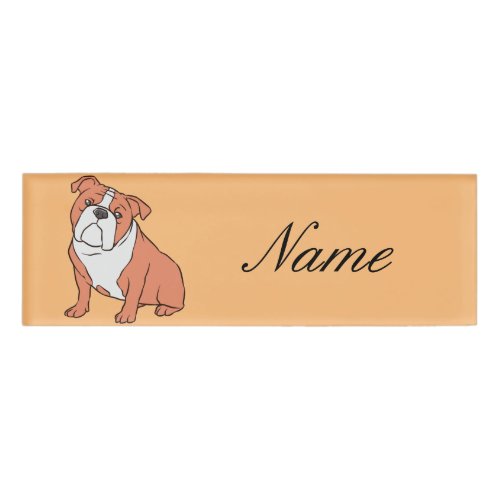 Bulldog Breed Thunder_Cove Name Tag