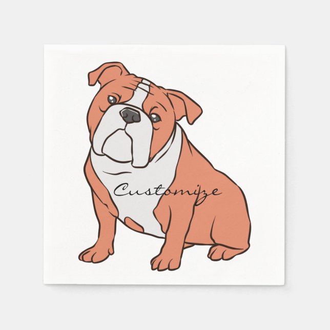 Bulldog Breed Thunder_Cove Napkins (Front)