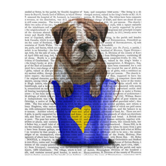 Bulldog Bucket Of Love Blue Acrylic Print (Front)