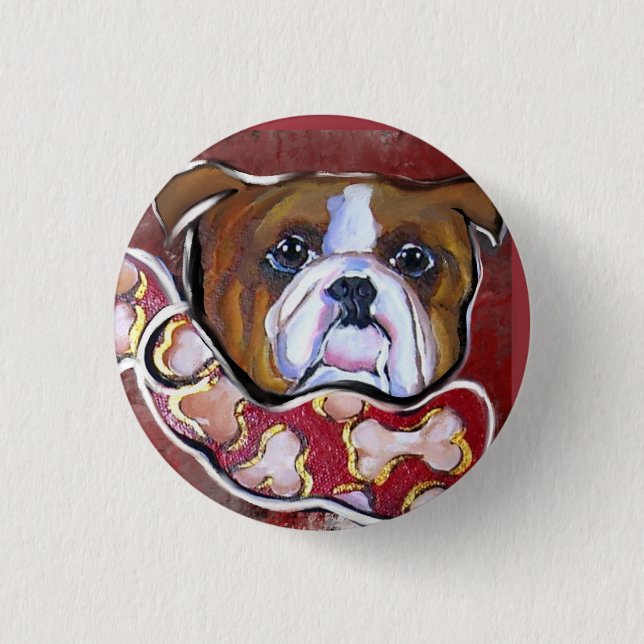  Bulldog    Button (Front)