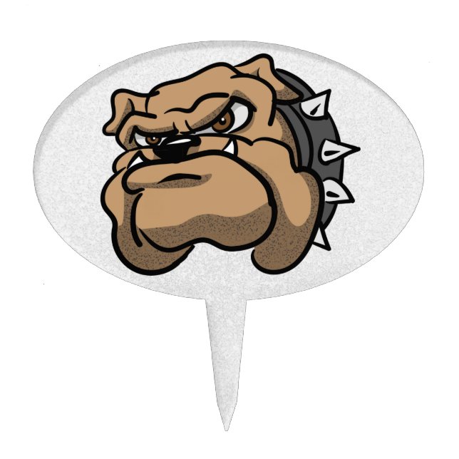 Bulldog Cake Topper (Front)
