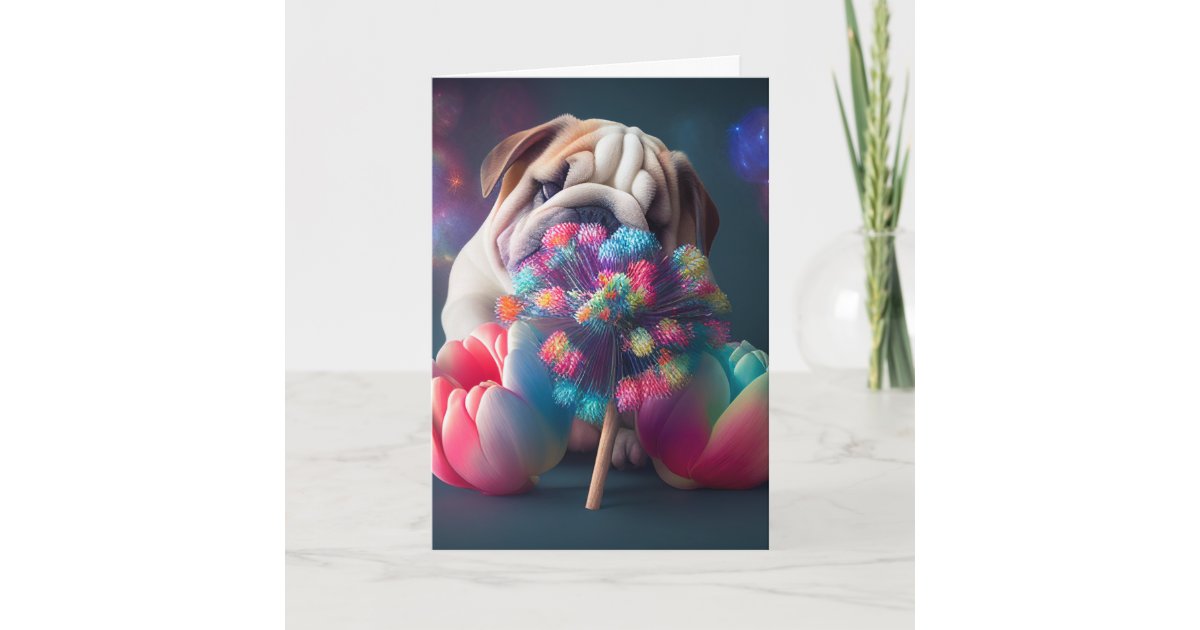 BULLDOG CARD | Zazzle