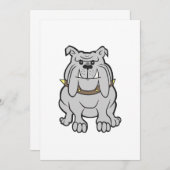 bulldog cartoon (Front/Back)