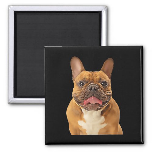 Bulldog Cartoon Filtered Dog Owner Design For Dog  Magnet