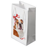 Bulldog Christmas Gift Bag