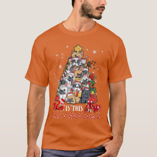 Bulldog Christmas Tree Is This Jolly Enough Merry T-Shirt