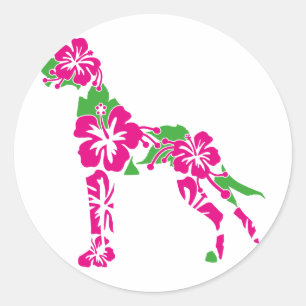 Bulldog Classic Round Sticker