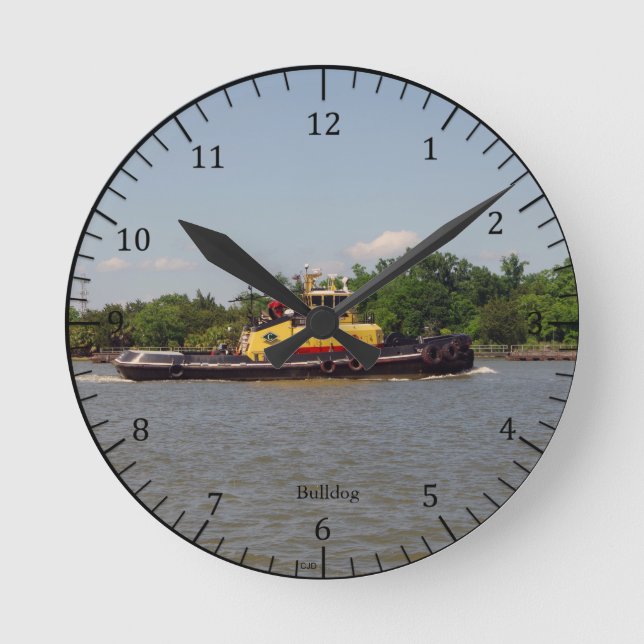 Bulldog clock (Front)