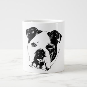 Bulldog Close-Up Holiday Mug