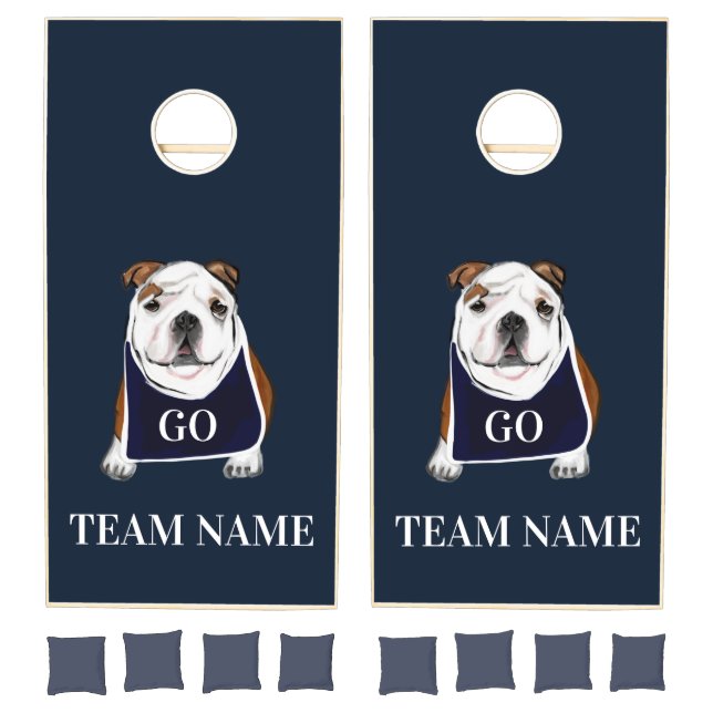 BULLDOG    CORNHOLE SET (Set)