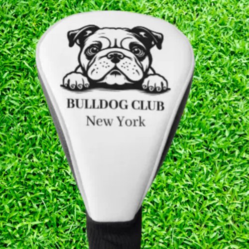 Bulldog Custom Club Theme  Golf Head Cover