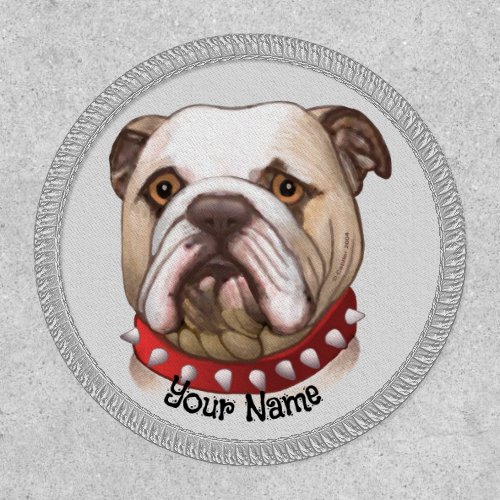 Bulldog custom name patch