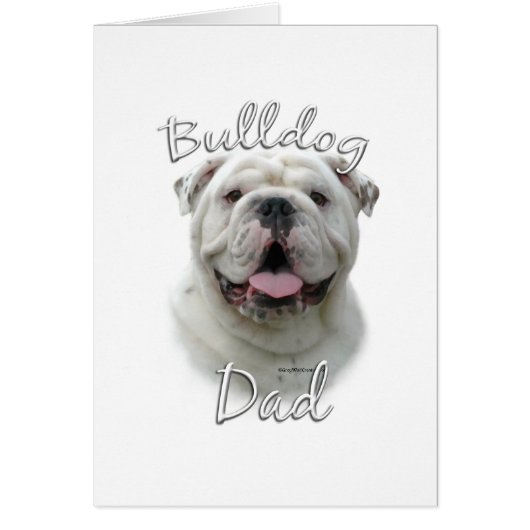 Bulldog Dad 2 Cards (Front)