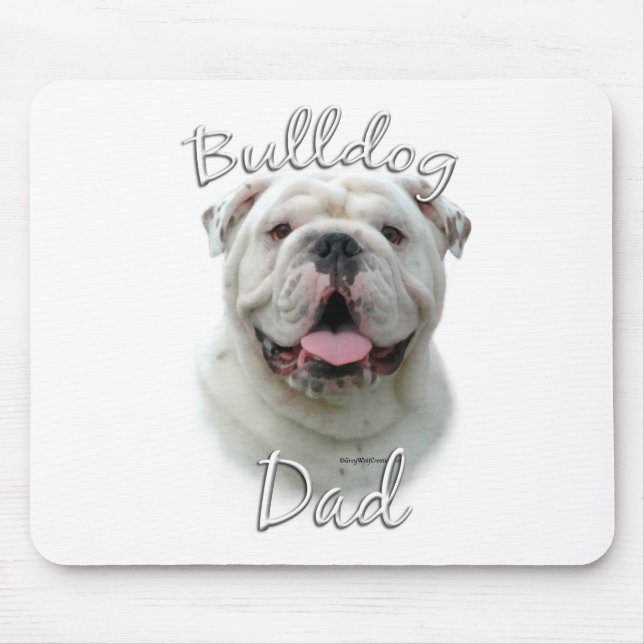 Bulldog Dad 2 Mouse Pad (Front)
