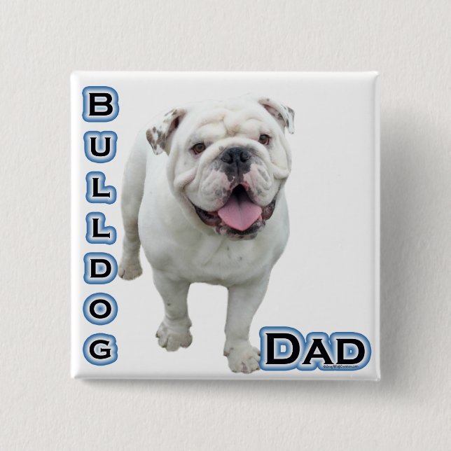 Bulldog Dad 4 Button (Front)