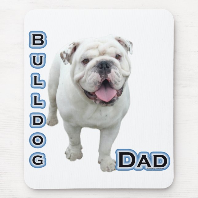 Bulldog Dad 4 Mouse Pad (Front)
