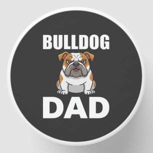 Bulldog Dad Cartoon Dog Lover Mini Candle Favors