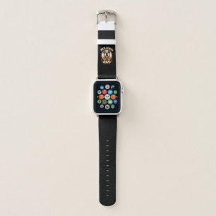 bulldog dad – cute vintage bulldog father’s day apple watch band