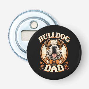 Bulldog Dad – Cute Vintage Bulldog Father’s Day Bottle Opener