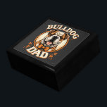 bulldog dad – cute vintage bulldog father’s day gift box<br><div class="desc">Bulldog Dad – Cute Vintage Bulldog Father’s Day</div>