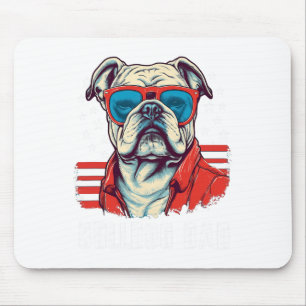 Bulldog Dad Mouse Pad