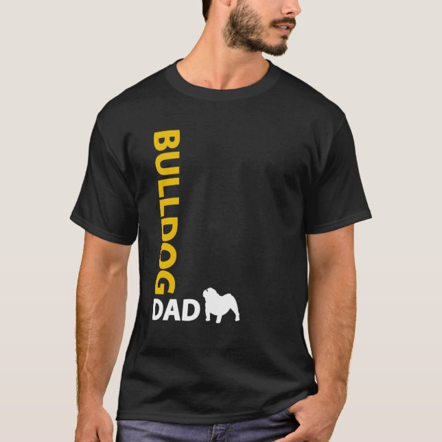 Bulldog Dad T-Shirt (Front)