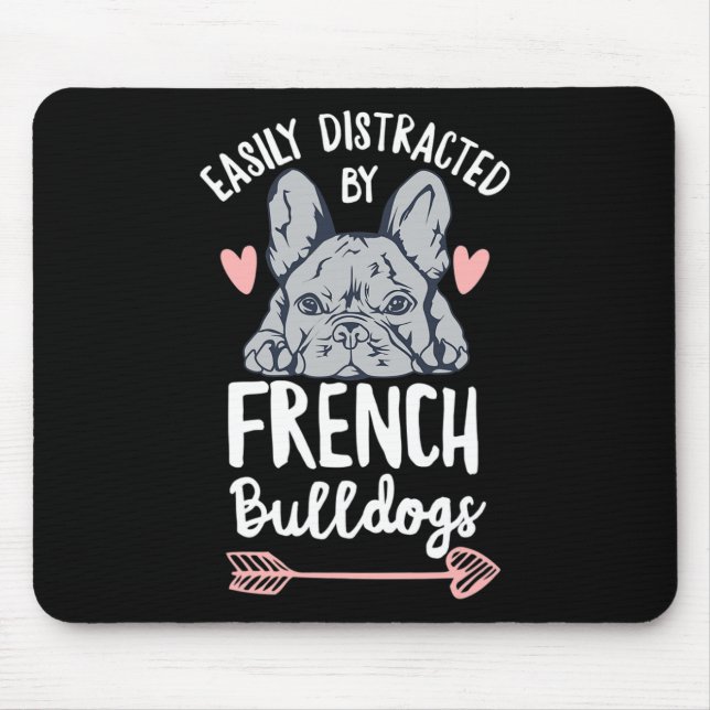 Bulldog Design For A Frenchie Owner  Mouse Pad (Front)