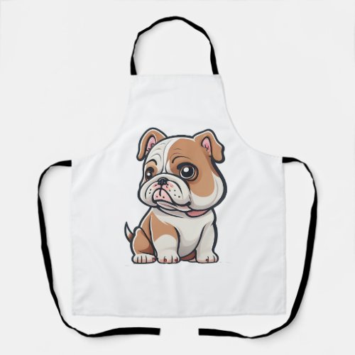 Bulldog design for the Bold Brave and Beautiful Apron